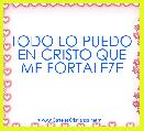 TODO LO PUEDO EN CRISTO QUE ME FORTALEZE