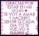 GRACIAS POR ESTAR EN MII VIDA!! ♥
TE VOY A AMAR Y HACERTE SENTIR Q CADA DIA YO TE VUELVO A ELEJIR!! ♫