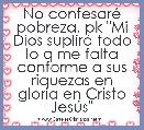 No confesarÃ© pobreza, pk 