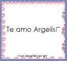 Te amo Argelis❤