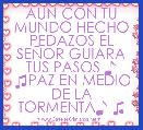 AUN CON TU MUNDO HECHO PEDAZOS EL SEÃOR GUIARA TUS PASOS ♪ ♫PAZ EN MEDIO DE LA TORMENTA♪ ♫
