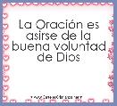 La OraciÃ³n es asirse de la buena voluntad de Dios