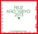 FELIZ 
AÃO NUEVO 
2013
♥