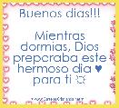 Buenos dias!!!

Mientras dormias, Dios preparaba este hermoso dia ♥ para ti ☼