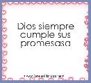 Dios siempre cumple sus promesasa