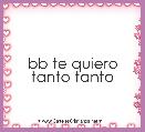 bb te quiero tanto tanto