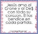 JesÃºs ama al Grone y al De$ con todo su corazon. El los bendice en cada partida.