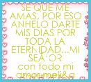   SE QUE ME AMAS, POR ESO ANHELO DARTE MIS DIAS POR TODA LA ETERNIDAD...MI SEÃâOR
con todo mi amor meli&a