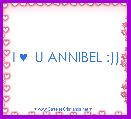 I ♥  U ANNIBEL :))