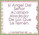 El Angel Del SeÃ±or
Acampa Alrededor
 De Los Que
Le Temen.