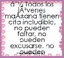 Ã¢ËÂ¼ Todos los jÃÂ³venes maÃÂ±ana tienen cita ineludible, no pueden faltar, no pueden excusarse, no pueden postergarla, no pueden env