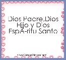 Dios Padre,Dios Hijo y Dios EspÃÂ­ritu Santo