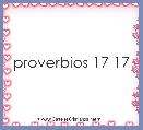 proverbios 17 17
