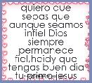 quiero que sepas que aunque seamos infiel Dios siempre permanece fiel,heidy que tengas buen dia tu primo jesus 