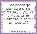 Dios protege siempre amis hijos JADE yEDWI y Ayudame siempre a estar en pas cO