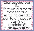 Dios espera por ti..
Este un dia para meditar que estas haciendo por tu alma,que camino decidiras?
el de luz,o el de tinieblas?