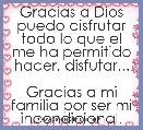 Gracias a Dios puedo disfrutar todo lo que el me ha permitido hacer, disfutar...

Gracias a mi familia por ser mi incondicional.