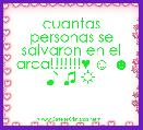 cuantas personas se salvaron en el arca!!!!!!!♥ ☺ ☻ ♪ ♫ ☼ 
