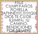 FELIZ CUMPLEAÃOS FIORELLA DAPHNE!!!!!!!!!!!!QUE DIOS TE CUIDE . ILUMINE TU CAMINO. BENDICIONES POR SIEMPRE TKM.
