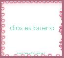 dios es bueno 