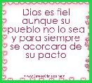 Dios es fiel aunque su pueblo no lo sea y para siempre se acordara de su pacto