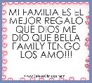 MI FAMILIA ES EL MEJOR REGALO QUE DIOS ME DIO QUE BELLA FAMILY TENGO LOS AMO!!!