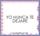 YO NUNCA TE DEJARE 