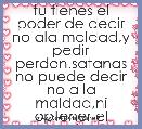 tu tienes el poder de decir no ala maldad,y pedir perdon.satanas no puede decir no a la maldad,ni optener el perdon