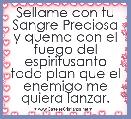 Sellame con tu Sangre Preciosa y quema con el fuego del espiritusanto todo plan que el enemigo me quiera lanzar.