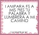 LAMPARA ES A MIS PIES TU PALABRA Y LUMBRERA A MI CAMINO 