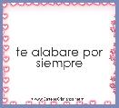 te alabare por siempre 