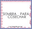 SIEMBRA    PARA   COSECHAR