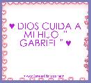 ♥ DIOS CUIDA A MI HIJO  