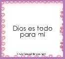 Dios es todo para mi 