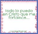 Todo lo puedo en Cristo que me fortalece...