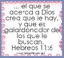 ... el que se acerca a Dios crea que le hay, y que es galardonador de los que le buscan. 
Hebreos 11:6
