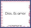 Dios. Es amor 
