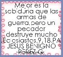 Mejor es la sabiduria que las armas de guerra,pero un pecador destruye mucho bien.Eclesiastes.9,18.PASTOR JESUS BENIGNO PEREZ G.