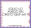     TODO LO PUEDO EN CRISTO QUE ME F