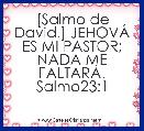 [Salmo de David.] JEHOVÃ ES MI PASTOR; NADA ME FALTARÃ. Salmo23:1