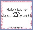 Hola nico te amo kakndurbcllekenrklinj