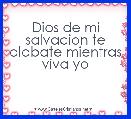 Dios de mi salvacion te alabate mientras viva yo