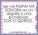 ser de EMPALME SONORA es un orgullo y una bendicion. TOÃâO QUIROZ .