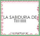 LA SABIDURIA DE TIIIIIIIIIII                                