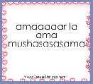 amaaaaar la ama mushasasasama