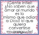  Â¡Gente infiel! Â¿No saben que amar al mundo es lo
mismo que odiar a Dios? El que quiera convertirse
en amigo del mundo se convie