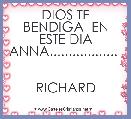DIOS TE BENDIGA  EN ESTE DIA ANNA..................                                                         RICHARD
