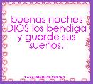 buenas noches DIOS los bendiga y guarde sus sueÃ±os.
