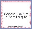 Gracias DIOS x la Familia q te