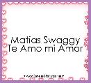Matias Swaggy Te Amo mi Amor